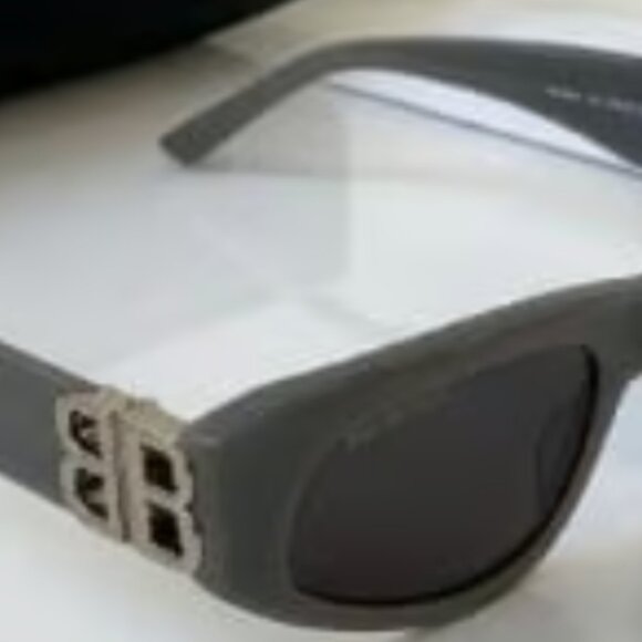 Grey Gray NEW BALENCIAGA BB0095S 015 SUNGLASSES - Picture 4 of 5